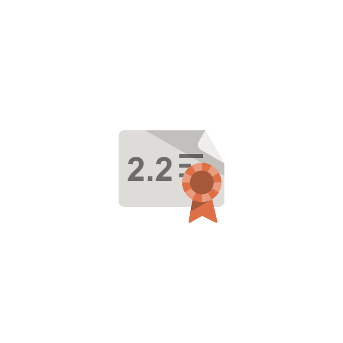 2.2 Werkszeugnis